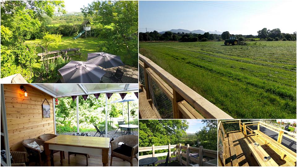 Collage of the cottage