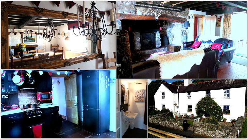 Collage of the cottage